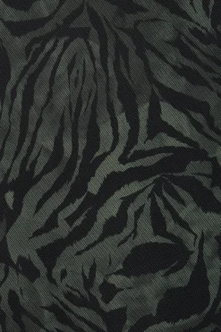 Koton Falda midi de tul con estampado animal y forro, cintura est&aacute;ndar^Mujer Faldas