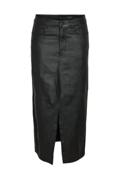 Noisy May Falda midi efecto coated.^Mujer Faldas