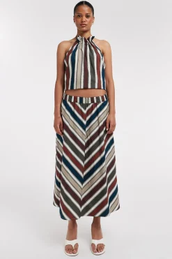 Topshop Falda midi estampada^Mujer Faldas|Total Look