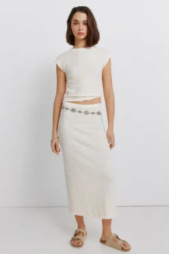 Springfield Falda midi estructura^Mujer Faldas|Total Look