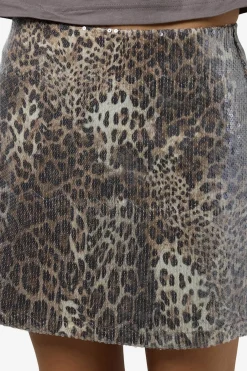 Noisy May falda midi lentejuelas animal^Mujer Faldas