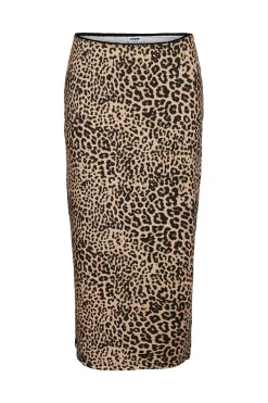Noisy May Falda midi leopardo cinturilla^Mujer Faldas