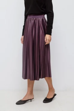Vila Falda midi plisada^Mujer Faldas