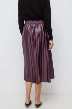 Vila Falda midi plisada^Mujer Faldas