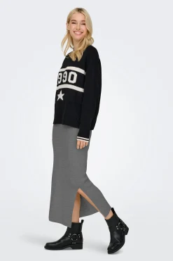 JDY Falda midi punto^Mujer Faldas