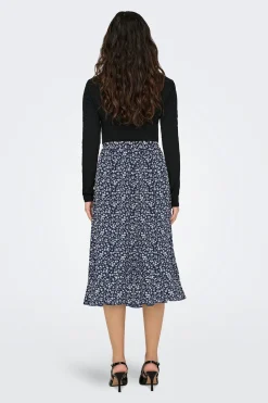 Only Falda midi volante^Mujer Faldas