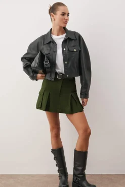 Trendyol Falda pantal&oacute;n con bolsillos^Mujer Pantalones|Faldas