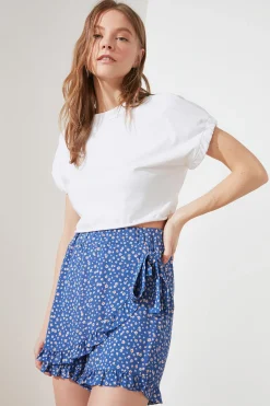 Trendyol Falda pantal&oacute;n corta estampada^Mujer Pantalones|Faldas