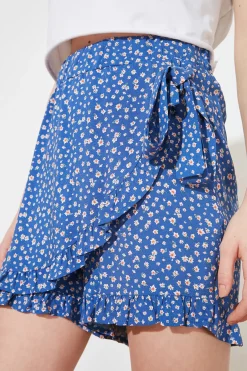 Trendyol Falda pantal&oacute;n corta estampada^Mujer Pantalones|Faldas