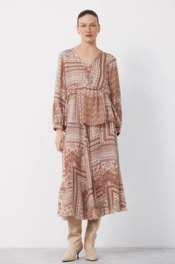 Cortefiel Falda quillas estampada^Mujer Faldas