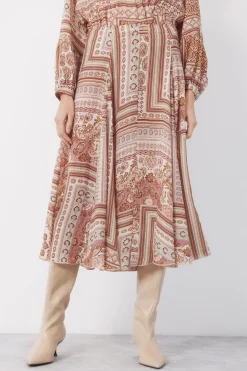 Cortefiel Falda quillas estampada^Mujer Faldas