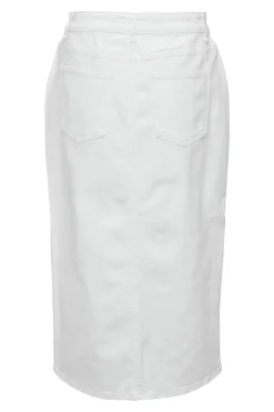 Only Falda vaquera midi^Mujer Faldas