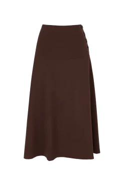 Cortefiel Falda vuelo botones^Mujer Faldas