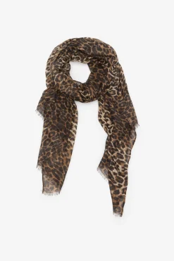 Cortefiel Fular leopardo^Mujer Fulares