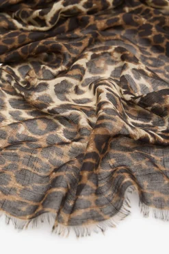 Cortefiel Fular leopardo^Mujer Fulares