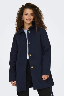 JDY Gabardina botones cintur&oacute;n^Mujer Gabardinas|Abrigos