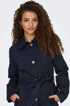 JDY Gabardina botones cintur&oacute;n^Mujer Gabardinas|Abrigos