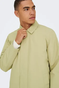 Only & Sons Gabardina cierre de cremallera^Hombre Abrigos