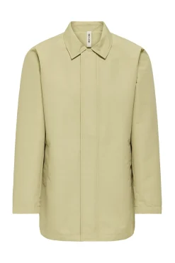 Only & Sons Gabardina cierre de cremallera^Hombre Abrigos