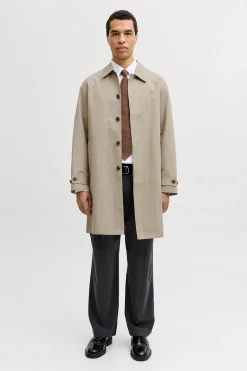 Jack & Jones Gabardina cl&aacute;sica larga^Hombre Abrigos