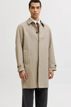 Jack & Jones Gabardina cl&aacute;sica larga^Hombre Abrigos