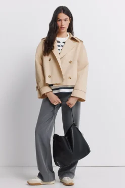 Springfield Gabardina corta^Mujer Gabardinas|Abrigos