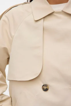 Vero Moda Gabardina corta cuello de solapa^Mujer Gabardinas|Abrigos