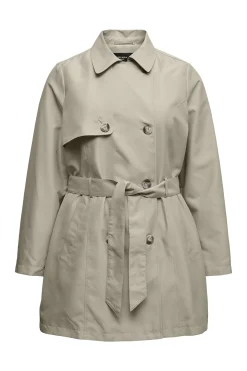 Vero Moda Curve Gabardina corta talla grande^Mujer Gabardinas|Abrigos
