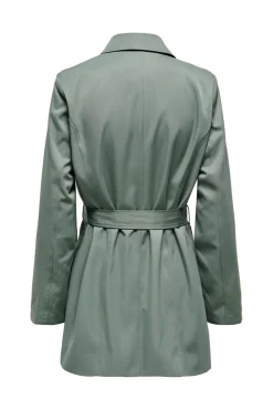 Only Gabardina midi con cintur&oacute;n^Mujer Gabardinas|Abrigos