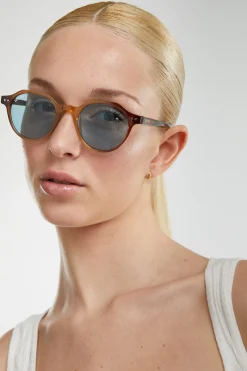 D. Franklin Gafas de sol redondas degradadas^Mujer Gafas De Sol