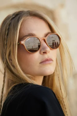 D.Franklin Gafas de sol redondas polarizadas^Mujer Gafas De Sol