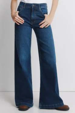 Springfield Jeans anchos tiro alto^Mujer Jeans|Pantalones