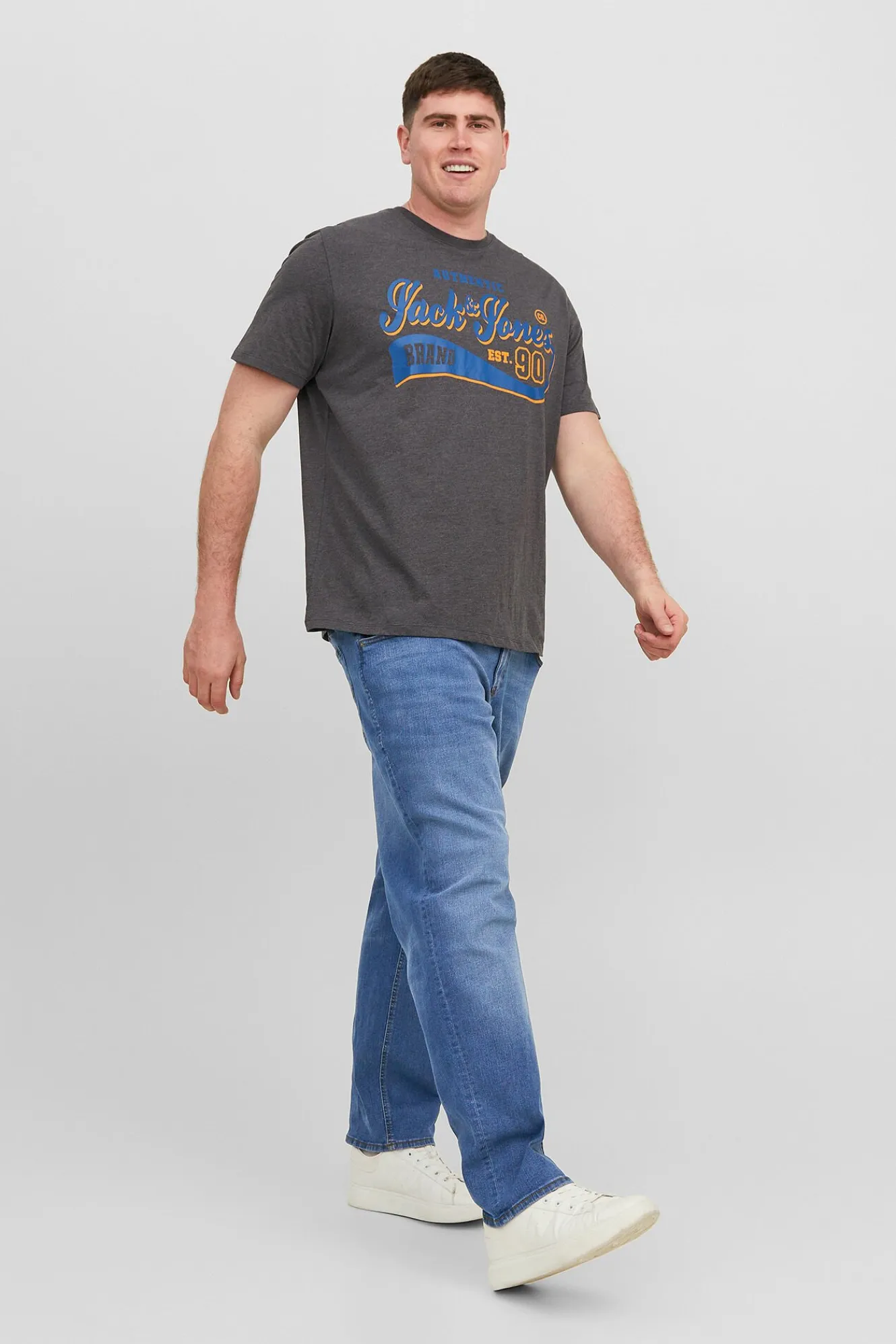 Jack & Jones PLUS Jeans corte recto cinco bolsillos^Hombre Jeans|Pantalones