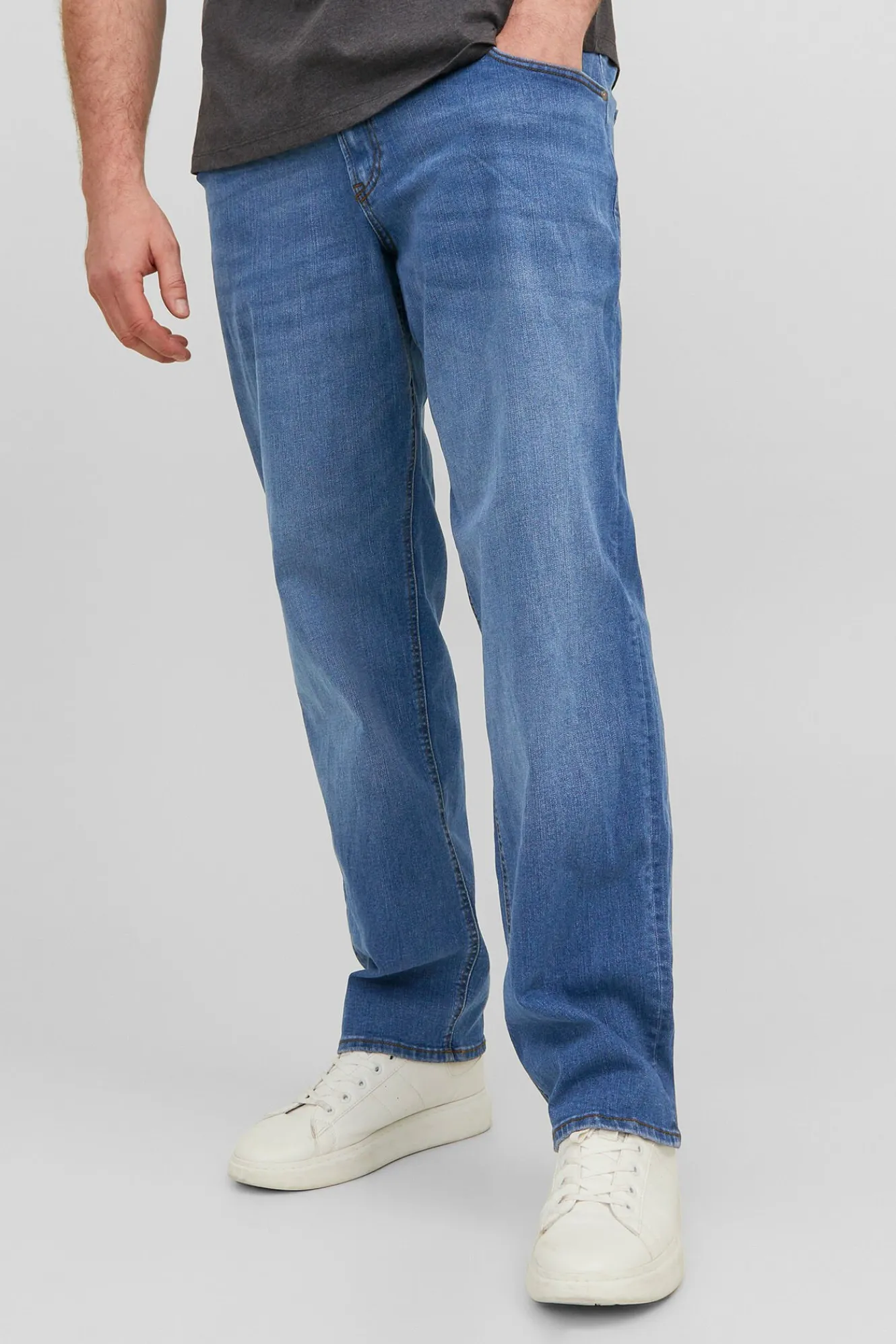 Jack & Jones PLUS Jeans corte recto cinco bolsillos^Hombre Jeans|Pantalones