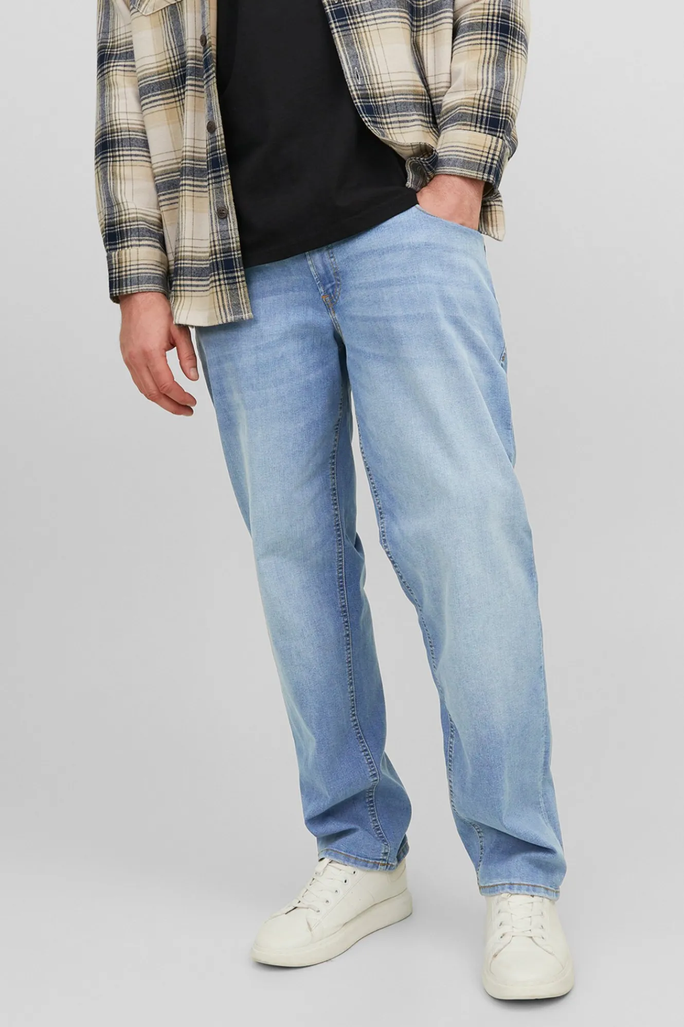Jack & Jones PLUS Jeans corte recto cinco bolsillos^Hombre Jeans|Pantalones