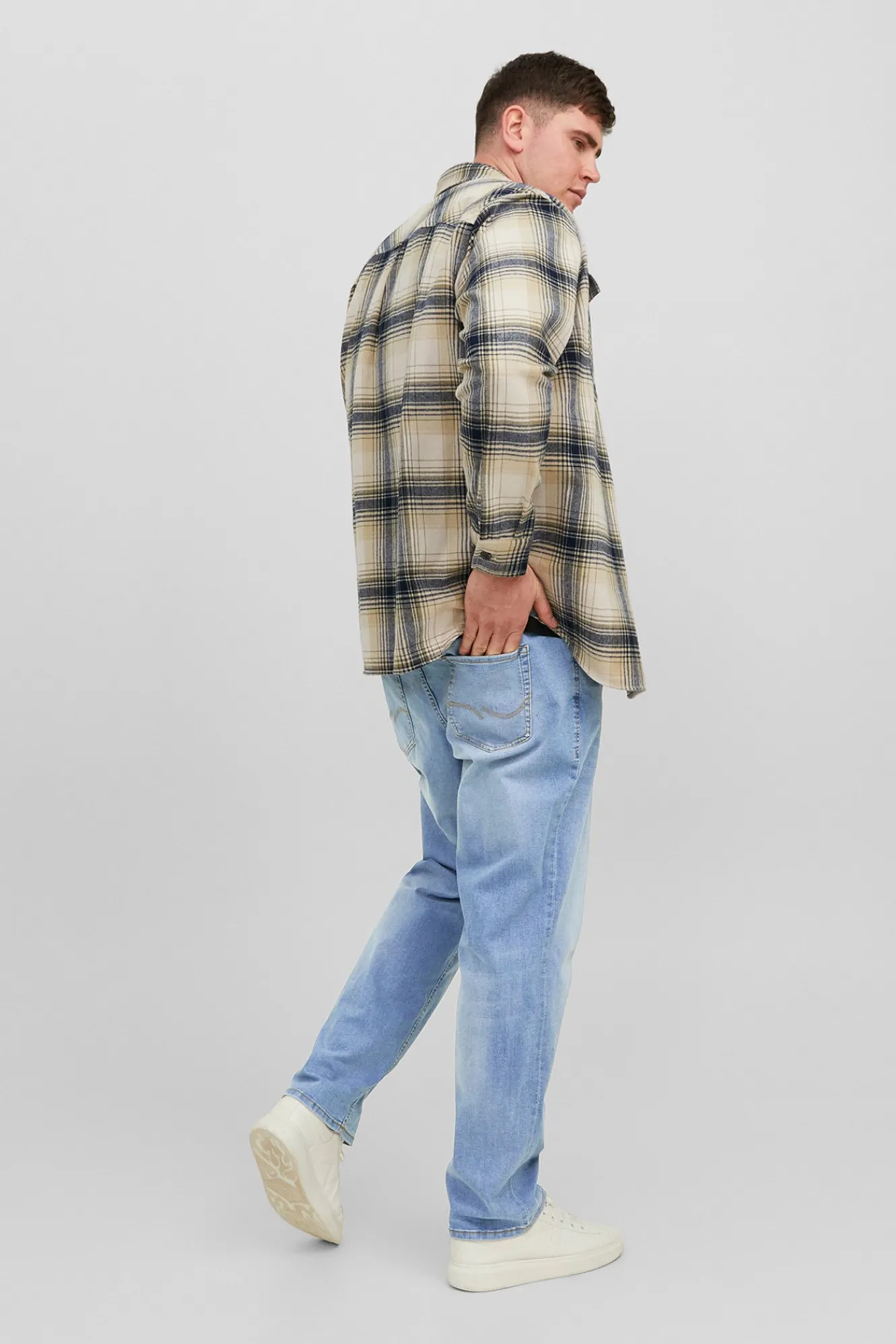 Jack & Jones PLUS Jeans corte recto cinco bolsillos^Hombre Jeans|Pantalones