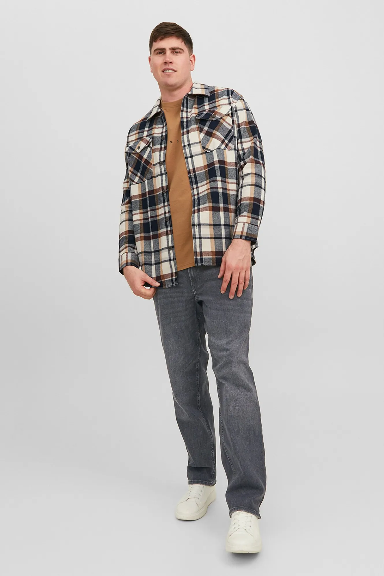 Jack & Jones PLUS Jeans corte recto cinco bolsillos^Hombre Jeans