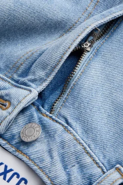 Jack & Jones Jeans cropped tiro alto lavado^Mujer Jeans|Pantalones