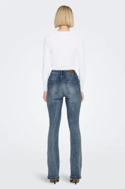 Only Jeans Flare Tiro Alto^Mujer Jeans|Pantalones