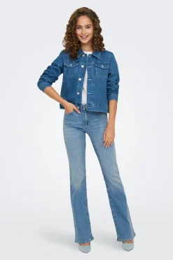 Only Jeans Flared Tiro Medio^Mujer Jeans|Pantalones