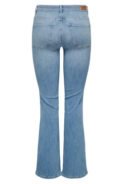 Only Jeans Flared Tiro Medio^Mujer Jeans|Pantalones