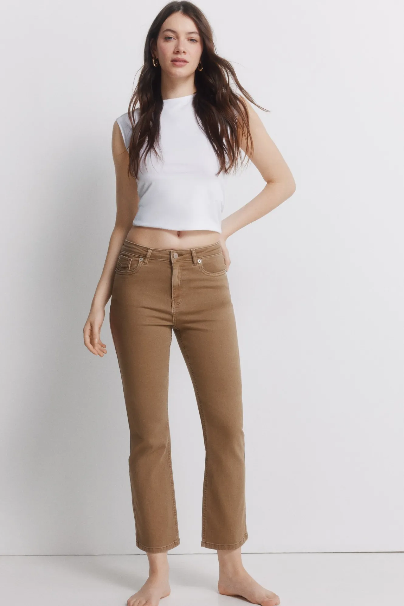 Springfield Jeans kick flare color^Mujer Jeans