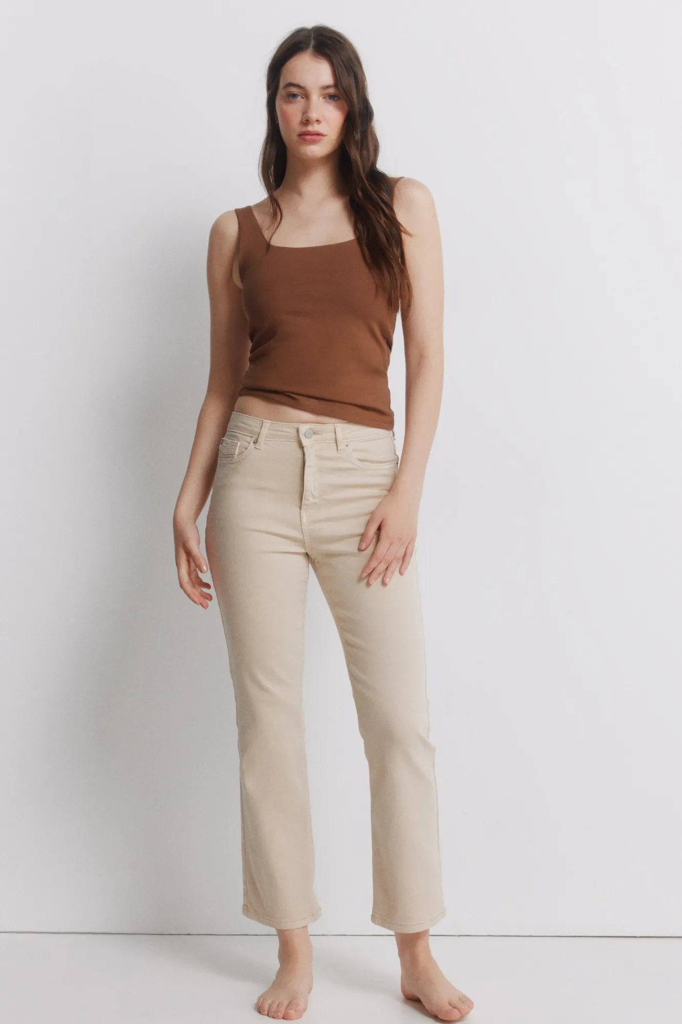 Springfield Jeans kick flare color^Mujer Jeans