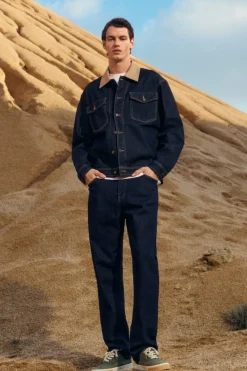 Springfield Jeans lavado desencolado wide leg^Hombre Jeans|Pantalones