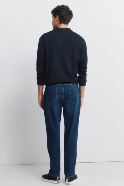 Springfield Jeans lavado oscuro slim fit^Hombre Jeans|Pantalones