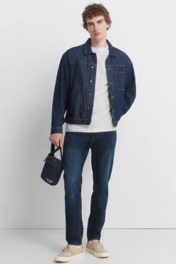 Springfield Jeans lavado oscuro slim fit^Hombre Jeans|Pantalones