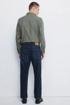 Springfield Jeans lavado oscuro straight fit^Hombre Jeans|Pantalones