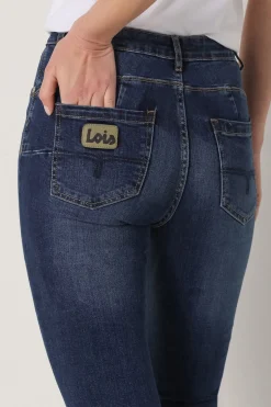 Lois Jeans medium dark blue^Mujer Jeans|Pantalones