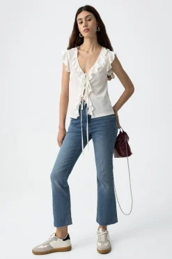 Tiffosi Jeans Megan Cropped Flare^Mujer Jeans|Pantalones