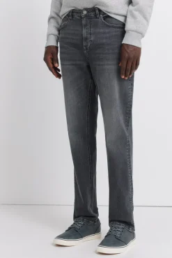 Springfield Jeans negro lavado slim fit^Hombre Jeans|Pantalones